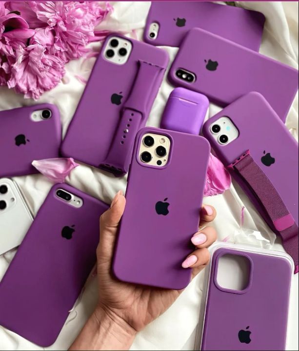 PURPLE IPHONE SILICONE CASE
