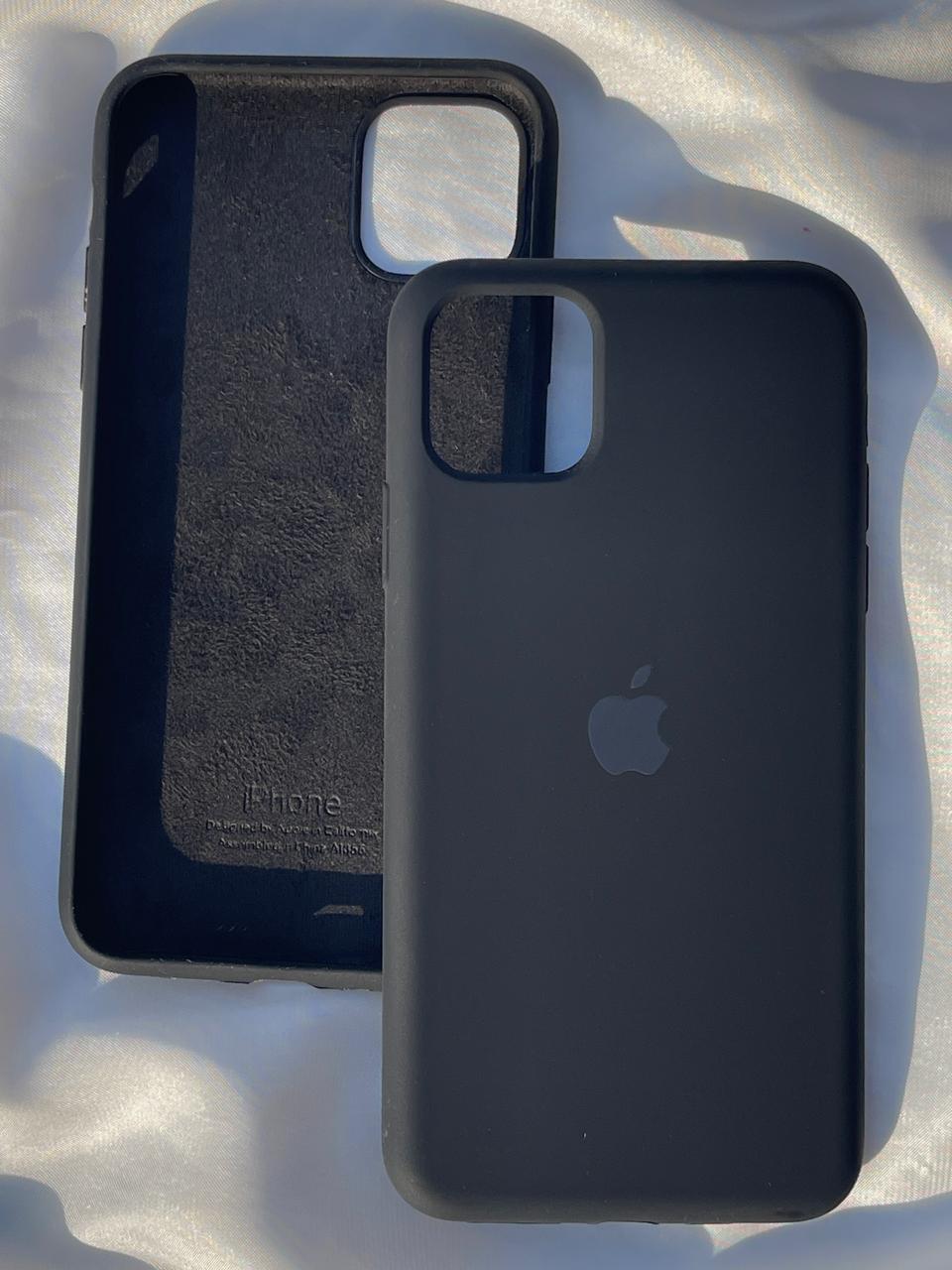Iphone Black Silicone Case