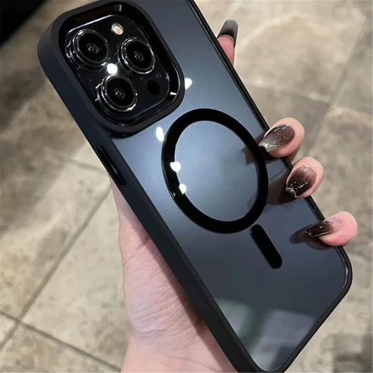 Magsafe Luxury Acrylic ShochProof Case - Sleek Protection Redefine