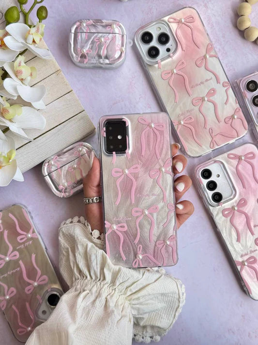 Pearl Bow Gradient Case