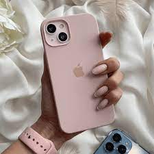 SAND PINK IPHONE SILICONE CASE.