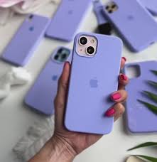 IPHONE LILAC Purple SILICONE CASE.