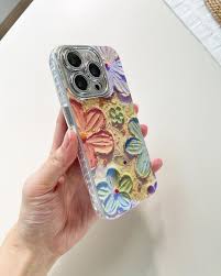 Blooms Floral iPhone Case w/ Crystal Lens Protector