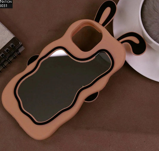 Bunny Mirror Case Iph 11 to 16 Pro Max
