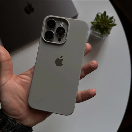 NATURAL TITANIUM SILICONE CASE -