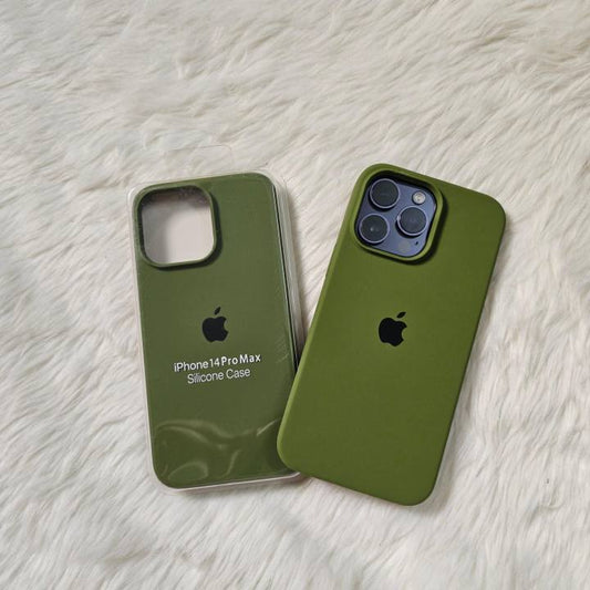 OLIVE GREEN IPHONE SILICONE CASE