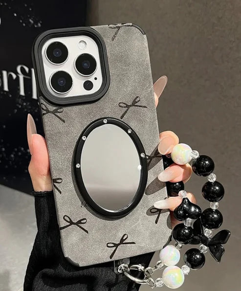 Luxury Mirror Charm Case For iphone 11 To 17 Series
