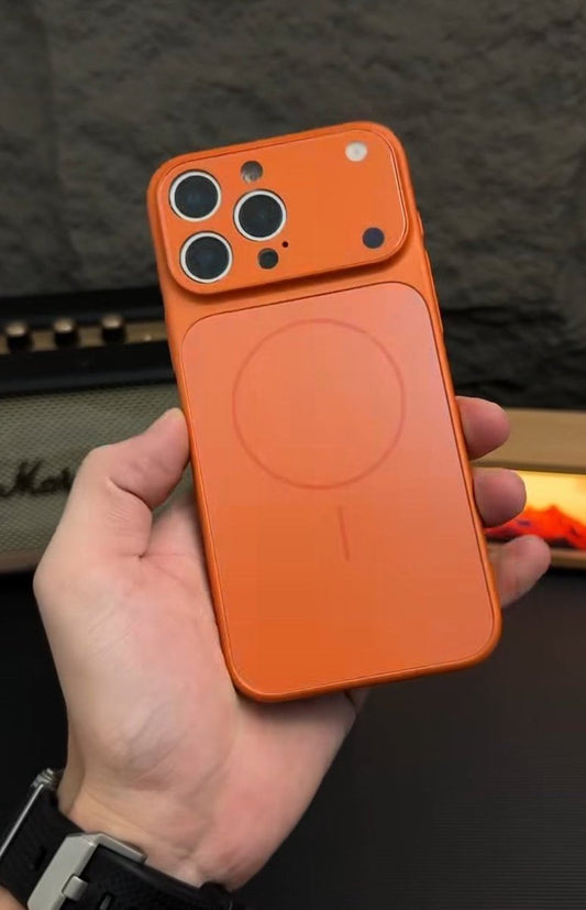 Original AG Glass Converter Case HIGH Quality Cosmic Orange & Black