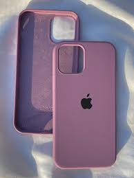 MAUVE IPHONE SILICONE CASE.