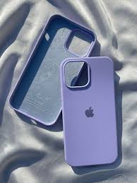 IPHONE LILAC Purple SILICONE CASE.