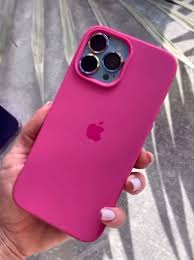 IPHONE SILICONE CASE DARK PINK