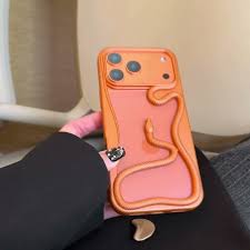 Cosmic Orange 3D Silicone Snake Case 17 17 Pro Max / 17 Pro