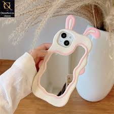 Bunny Mirror Case Iph 11 to 16 Pro Max
