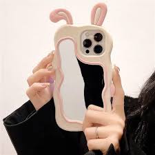 Bunny Mirror Case Iph 11 to 16 Pro Max