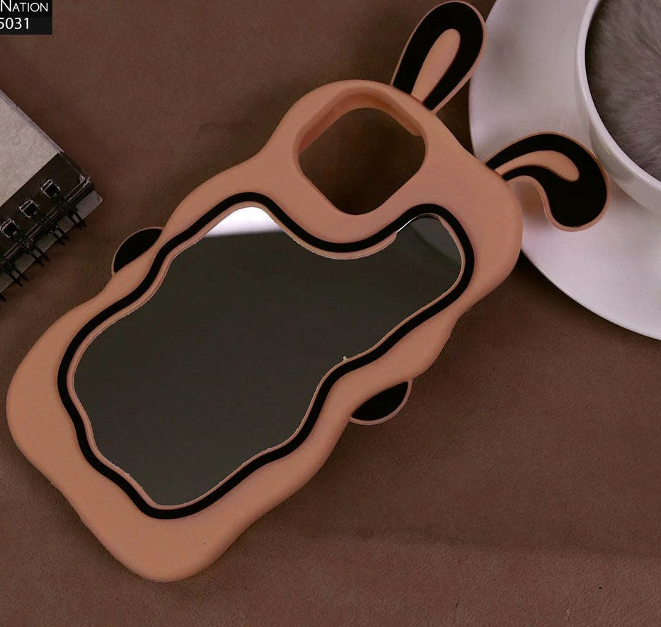 Bunny Mirror Case Iph 11 to 16 Pro Max